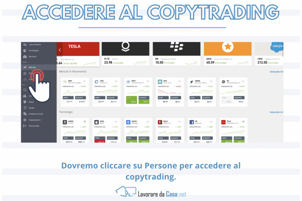 Copytrading accesso etoro