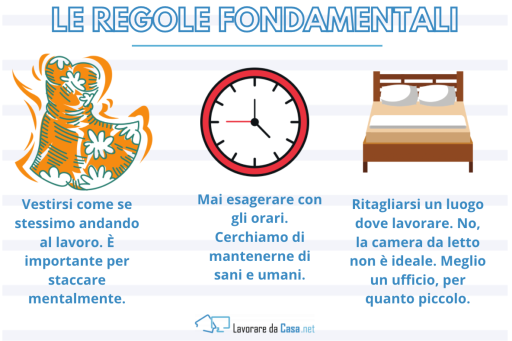 Le regole fondamentali - infografica